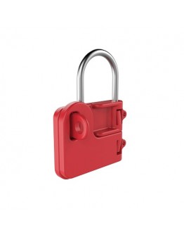 Steel Hasp with Red Plastic Handle BAN-K430