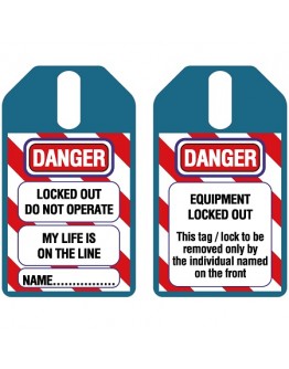 Metal- and X-Ray-Detectable Lockout/Tagout Tags