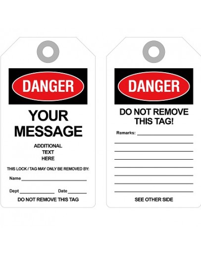 Made-to-Order Accident Prevention Tags