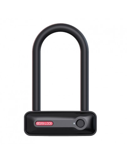 Smart Fingerprint bike U lock with key Beian Lock BAN-US6