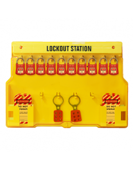 10-Lock Smart Card Padlock Station (TC17-1) Beian-Lock