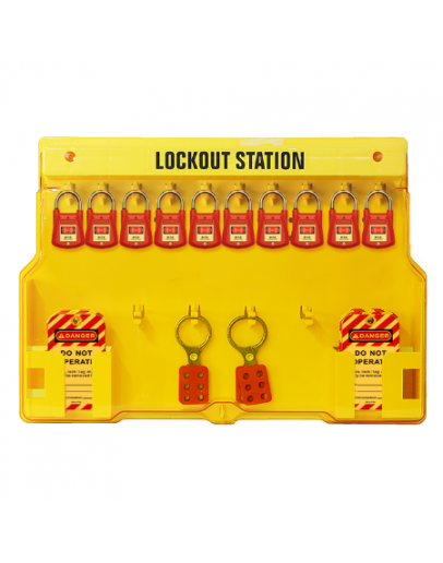 10-Lock Smart Card Padlock Station (TC17-1) Beian-Lock