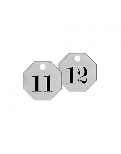 Made-to-Order Sequentially Numbered Metal Tags