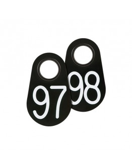Easy-Hang Sequentially Numbered Plastic Tags