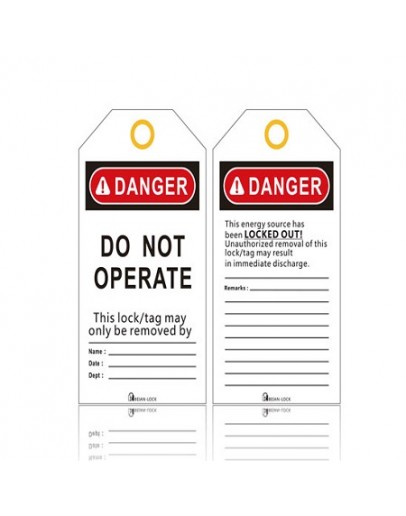 OSHA Danger Safety Tags BAN-P01