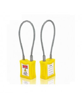 Small Industrial Steel Cable Safety Padlocks S03
