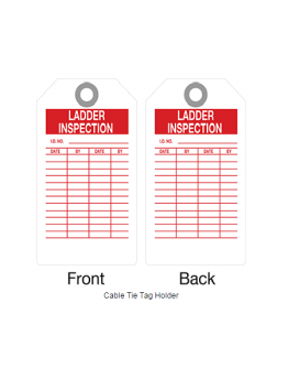 Ladder Inspection Tag B6475