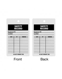 Safety Record Tag B6479